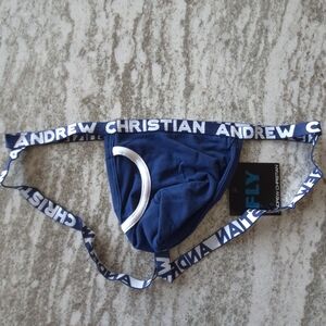 Andrew Christian Men's Fly Jockstrap Underwear Size XL NEW